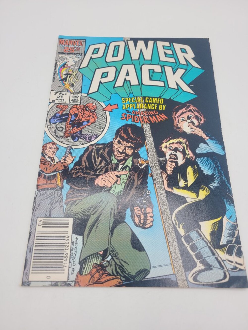 Marvel Comic Power Pack #21 April 1986 VF/VG Spider-Man